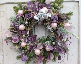 Adventskranz künstlich Türkranz Türkränze Wandkranz Weihnachten Advents Kranz