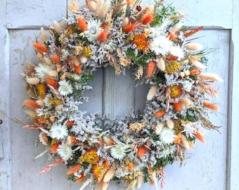 Türkranz Türkränze  Wandkranz Natur handarbeit Trockenkranz