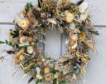 Türkranz Türkränze Wandkranz Natur handarbeit Trockenkranz