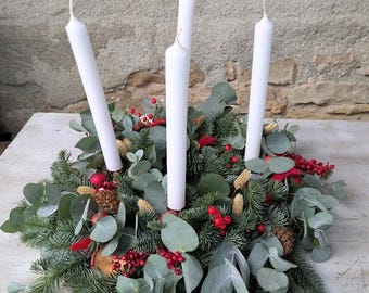 Adventskranz  Kerzen  Advent Weihnachten