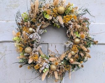 Türkranz Türkränze  Wandkranz Natur handarbeit Trockenkranz Adventskranz