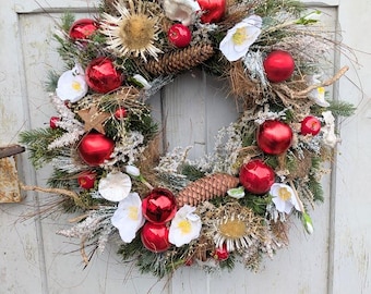 Adventskranz künstlich Türkranz Türkränze Wandkranz Weihnachten Advents Kranz