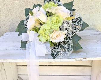Blumenstrauß Rosen Blumenstrauss haltbar mit Vase