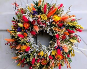 Türkranz Türkränze Wandkranz Natur handarbeit Trockenkranz Eukalyptus