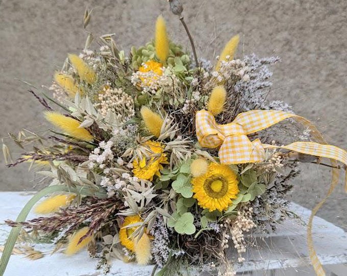 Featured listing image: Trocken Strauß Blumenstrauss getrockneter Strauß