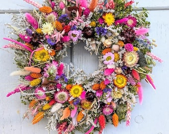 Türkranz Türkränze Wandkranz Natur handarbeit Trockenkranz