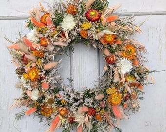 Türkranz Türkränze  Wandkranz Natur handarbeit Trockenkranz