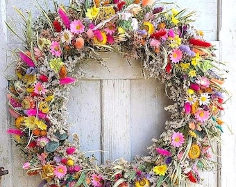 Türkranz Türkränze Wandkranz Natur handarbeit Trockenkranz Eukalyptus