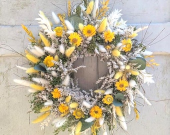 Türkranz Türkränze Wandkranz Natur handarbeit Trockenkranz