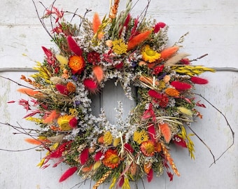 Türkranz Türkränze Wandkranz Natur handarbeit Trockenkranz Eukalyptus