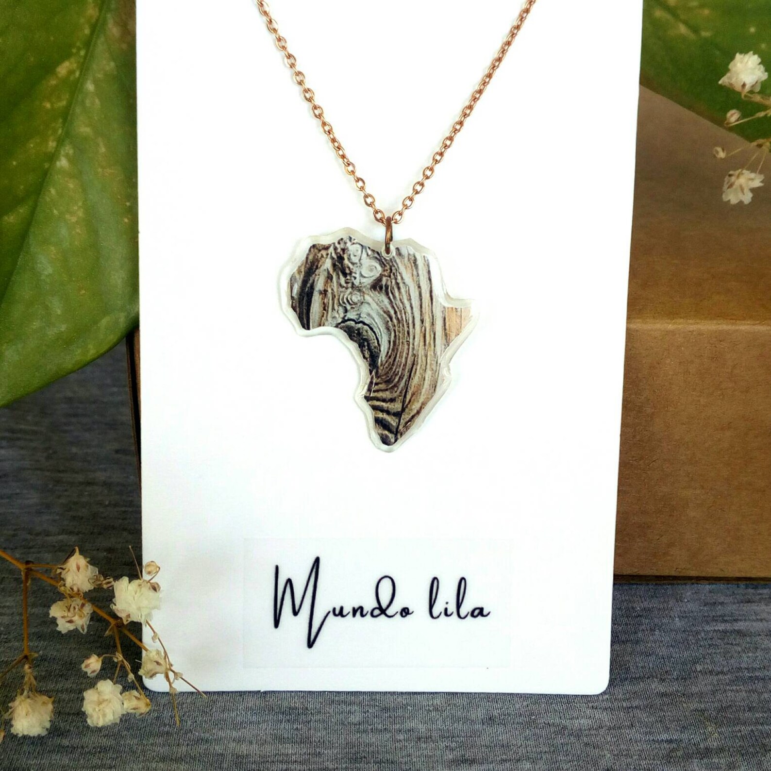 Africa Pendant Africa Shape Necklace Travel Jewellery World Etsy UK