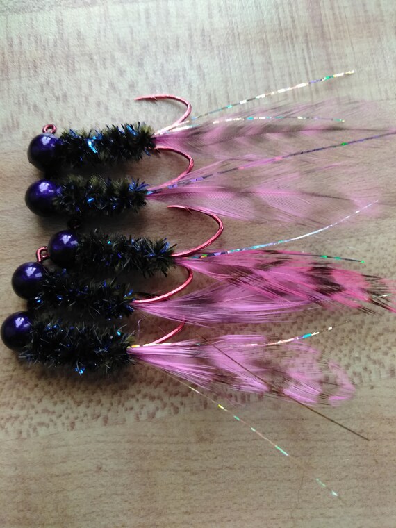 Trois gabarits crappie noués à la main 1/16