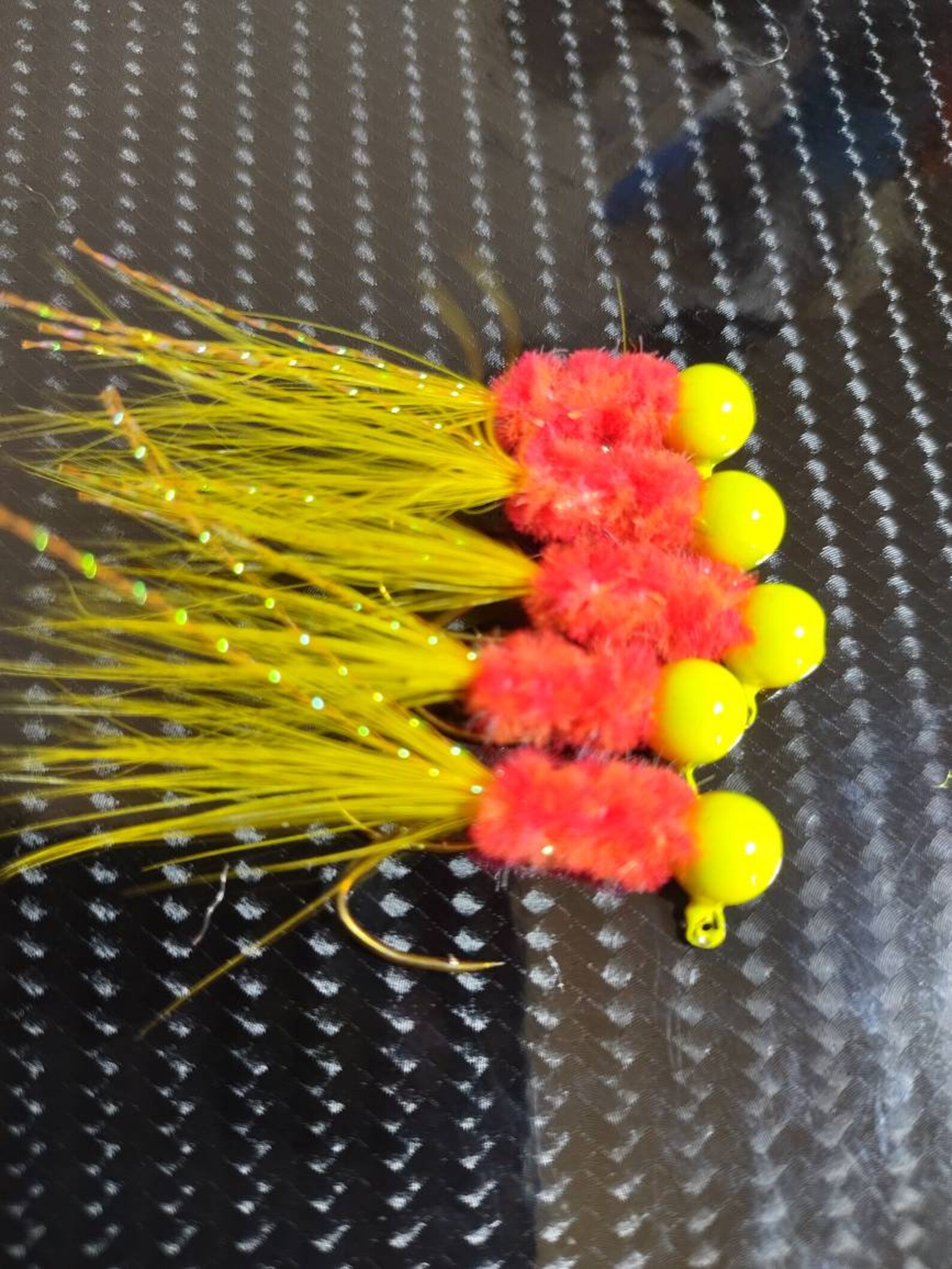 Hand Tied Crappie Jigs Etsy