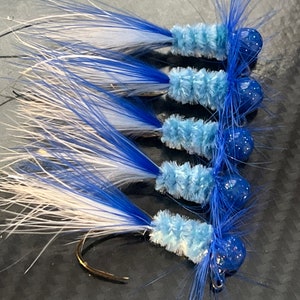 Hand tied crappie jigs