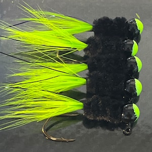 Hand tied crappie jigs