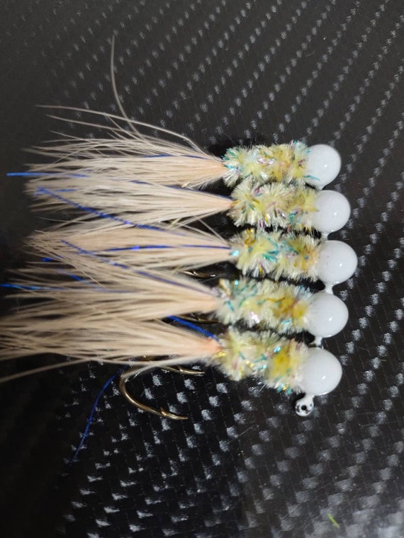 3 Gabarits à Crappie Faits Main - 1/16 Oz - Leurres Pêche Eau Douce - NEUFS