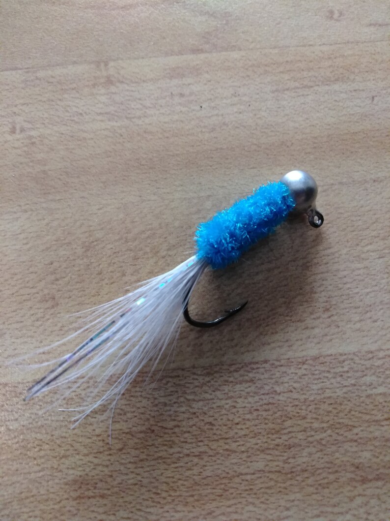 Leurres Petit Poisson Blanc 3 Leurres Pour Crappie (Jigs) 1/16 Oz Noués à La Main - Pêche Aux Leurres Leurres Crappie Jig 1/16 Oz