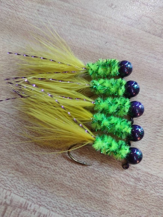 4 Gabarits Crappie Noués Main Par Jigs By Shine - Poids 1/32
