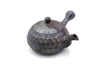 Japanse Kyusu-theepot van Mori Iroku IV - Yohen Banko-Yaki-theepot - 320 ml