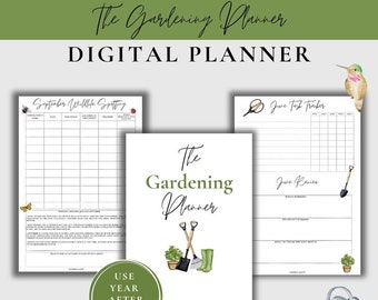 The Garden Planner | Gardening Log | Garden Journal | Gardening Organiser | Gardening Binder | Gardening Logbook | Gardening Book | Planting