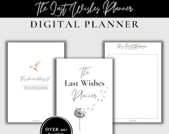 The Last Wishes Planner | Funeral Planner | End of Life Planner | Final Wishes Planner | The Death Book | Death Planner | Party Planner