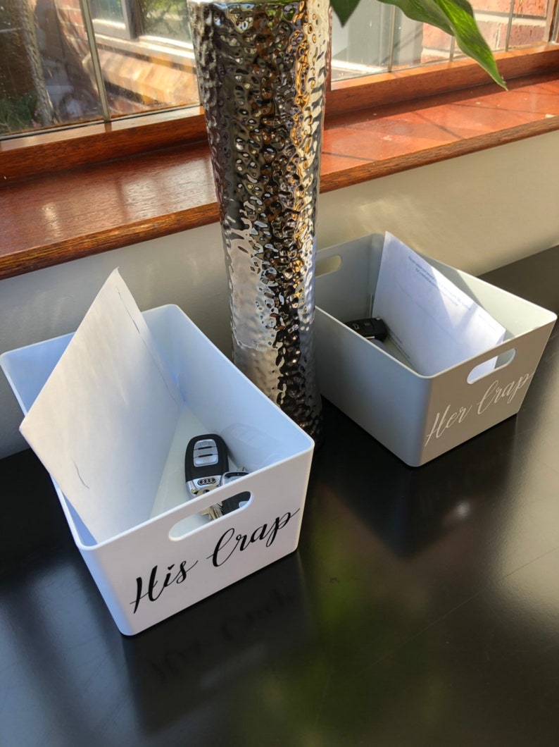 Personalised Plastic Storage Boxes Kitchen Storage Etsy