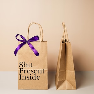 Personalised Gift Bag | Banter Bag | Swearing Gift | Birthday Bag | Gift Bag | Novelty Gift Bag | Adult Bag | Rude Bag | Funny Bag | Gift image 2