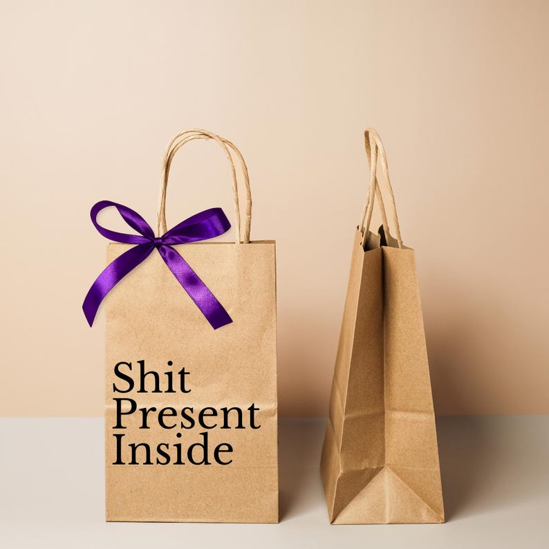 Personalised Gift Bag | Banter Bag | Swearing Gift | Birthday Bag | Gift Bag | Novelty Gift Bag | Adult Bag | Rude Bag | Funny Bag | Gift image 2
