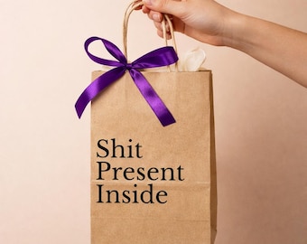 Personalised Gift Bag | Banter Bag | Swearing Gift | Birthday Bag | Gift Bag | Novelty Gift Bag | Adult Bag | Rude Bag | Funny Bag | Gift