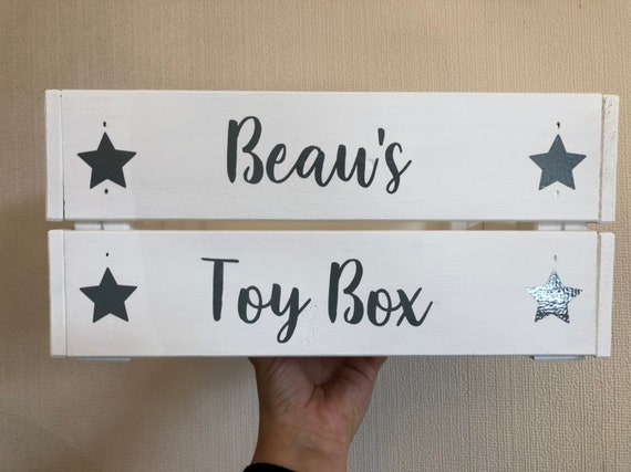 Personalised Pet Toy Box Toy Crates Dog Toys Box Personalised Dog