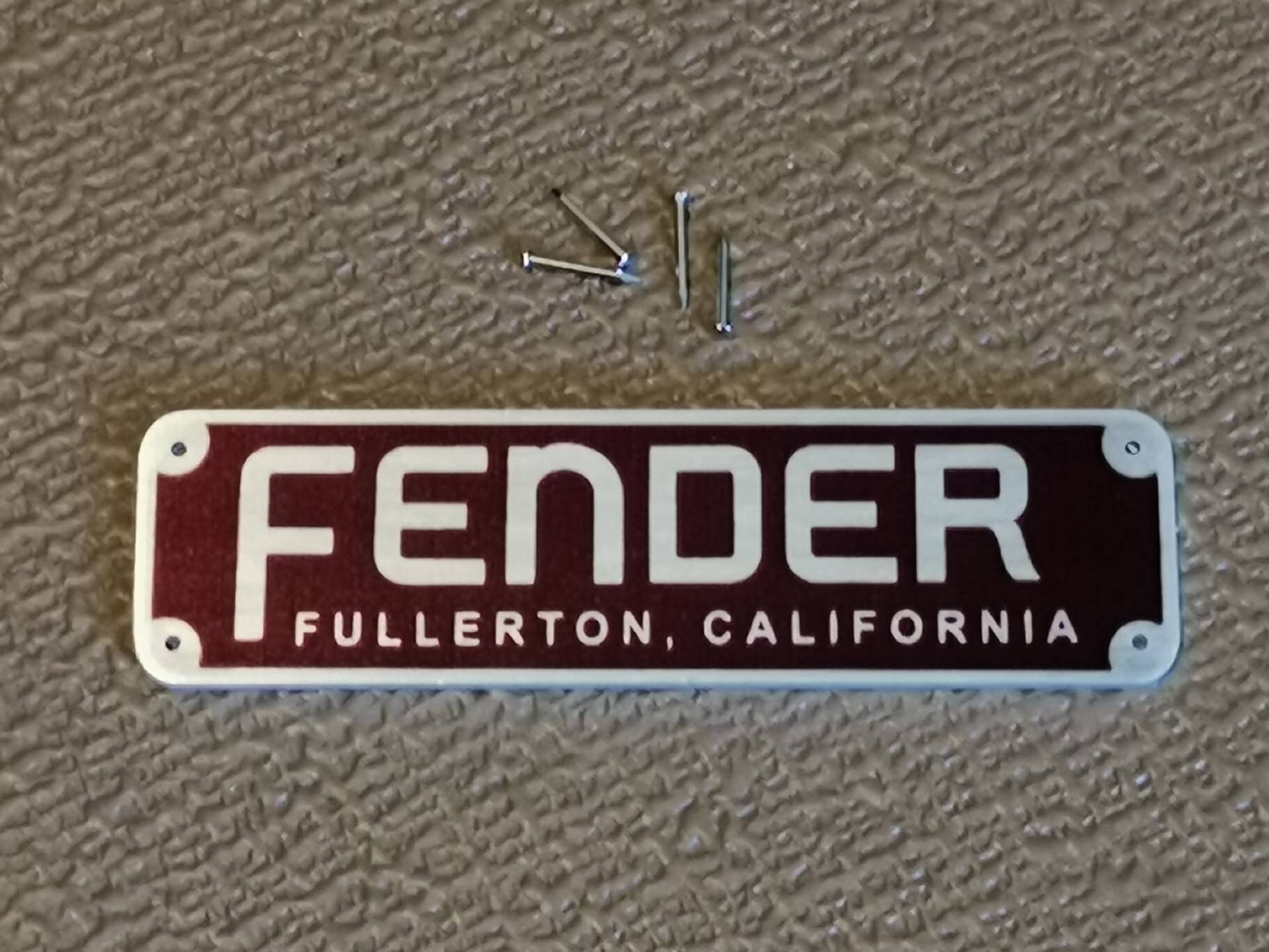 Fender Tweed Deluxe 5e3 Logo Amplifier Amp Badge Plate Etsy
