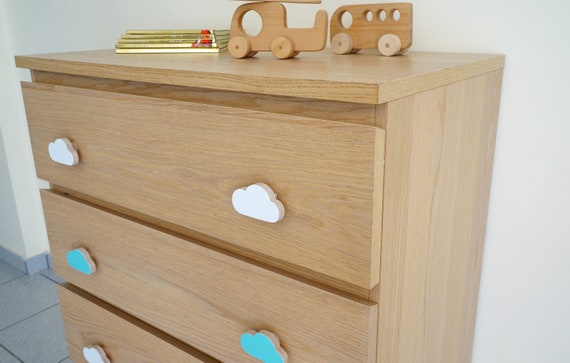 Cloud Drawer Pulls Knobs Nursery Dresser Knobs Cloud Etsy