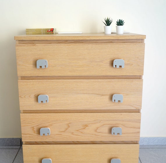 Elephant Drawer Knob Elephant Nursery Drawer Pull Playful Etsy
