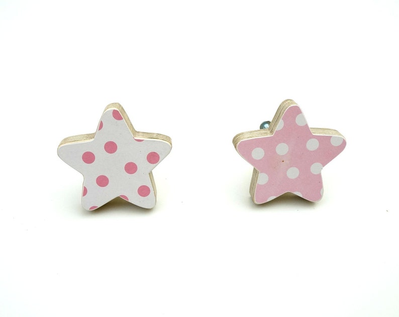 Childrens Drawer Knobs Kids Drawer Pullschildrens Knobspink Etsy