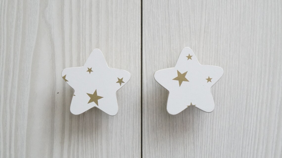 Star Drawer Pullsnursery Dresser Knobschildren Roomkids Etsy