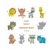 Animals Embroidery Designs | Zoo Animal Embroidery Design | Machine Embroidery Designs | Safari Animals Bundle Set | Digital Animal Download
