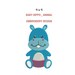 Baby Hippo Embroidery Design | Cute Boy Machine Embroidery Design | Baby Diaper Embroidery Images | Hippo Instant Download Embroidery Design