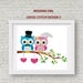 Wedding Cross Stitch Pattern | Owl Couple Cross Stitch PDF | Wedding Couple Cross Stitch Download | Animal Wedding Cross Stitch Pattern