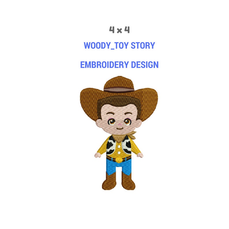 Toy story woody embroidery design machine embroidery design  etsy