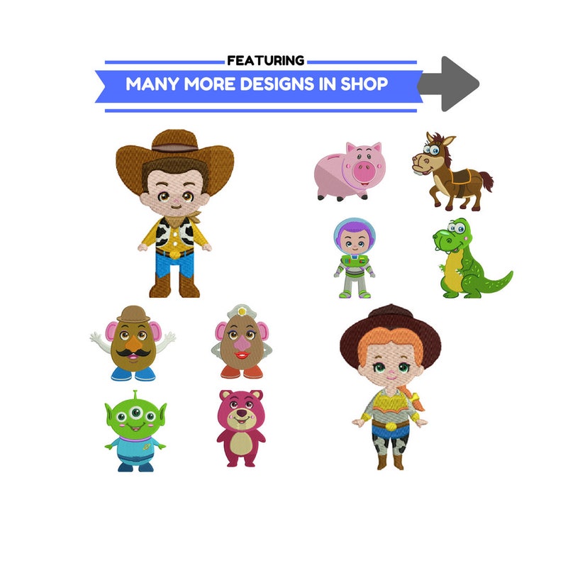 Toy Story Woody Embroidery Design Machine Embroidery Design Etsy