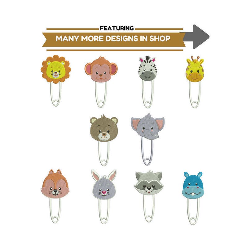 Zebra safety pin embroidery design safety pin machine  etsy Zebra safety pin embroidery design safety pin machine  etsy