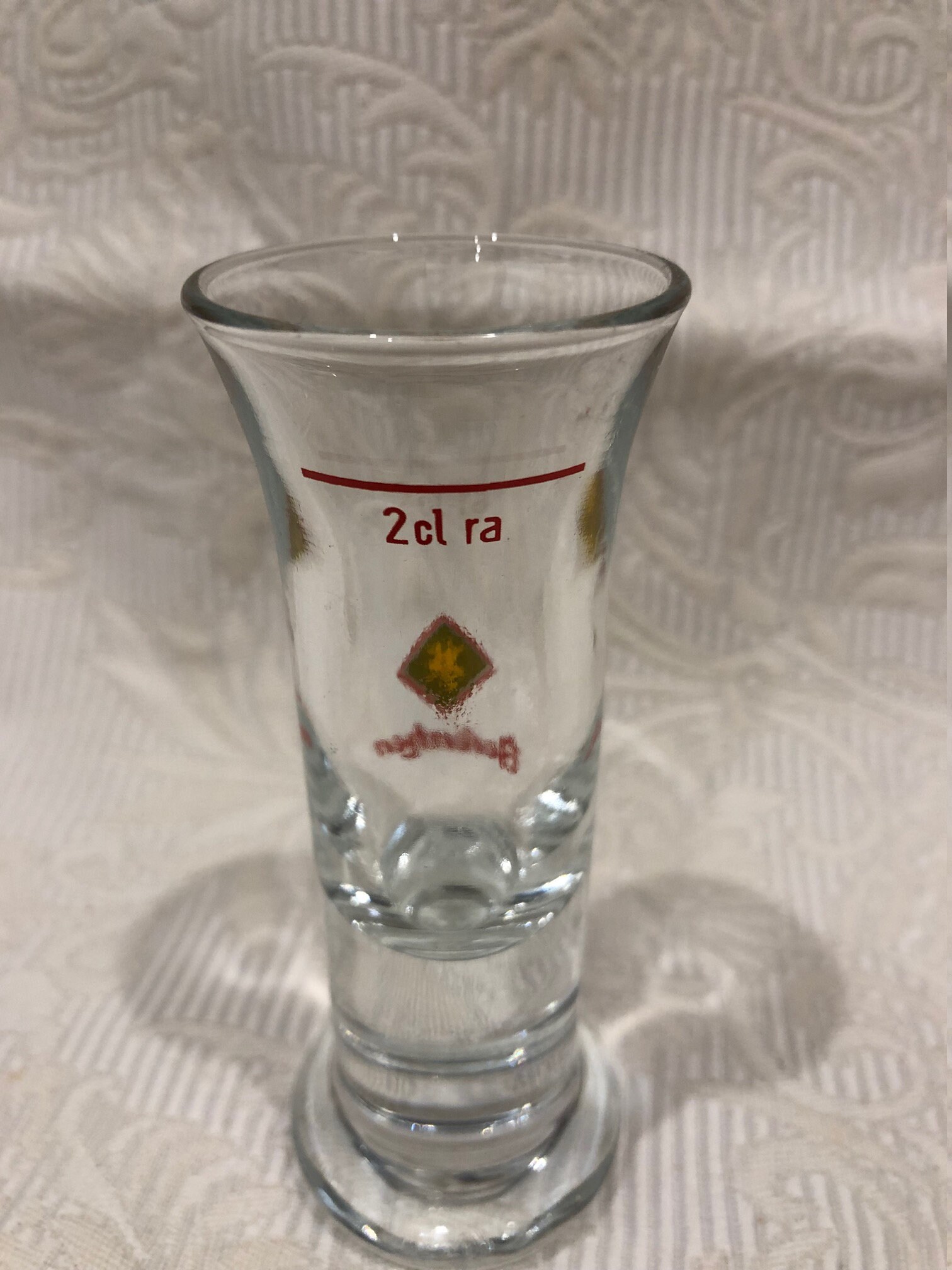 Vintage Berentzen German Shot Glass/apple Schnapps Liquor Glass
