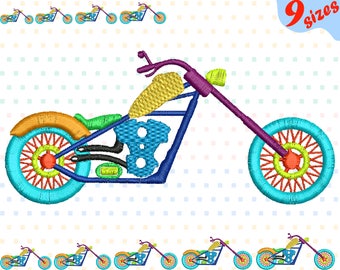 Motorrad Motorrad Stickerei Design Maschine Instant Download Kommerzielle Nutzung digitale Datei Symbol Symbol Zeichen Moto Fahrrad Rad Spielzeug 139b