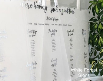 Wedding table plan, 9-15 tables, wedding table plan, seating chart, wedding signs, find your seat, wedding decoration