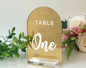 Mirror Table numbers, wedding table numbers, table numbers, acrylic table numbers, acrylic wedding signs, wedding numbers, Perspex