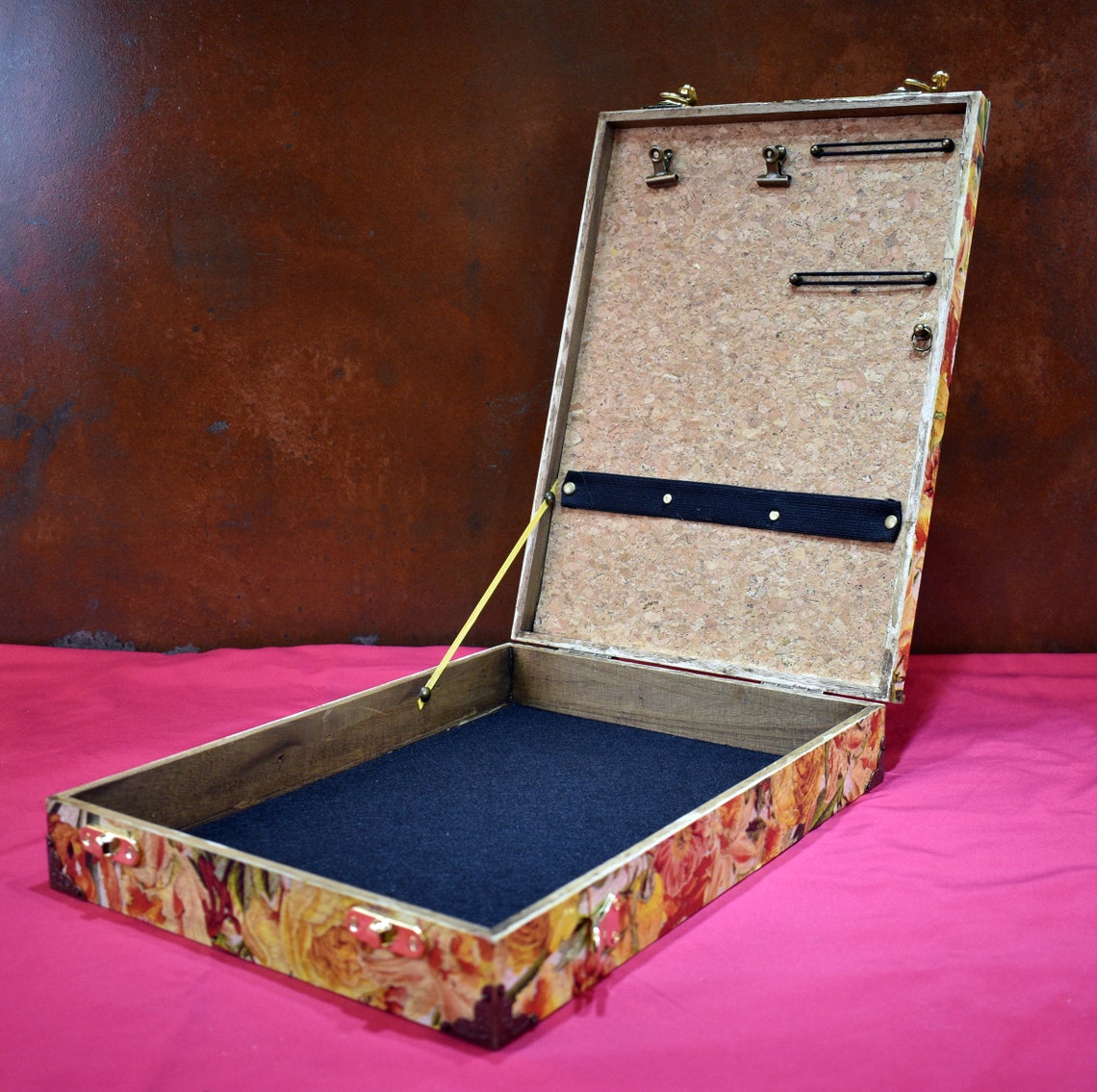 Long Distance Messenger Box Up-cycled Writer's Messenger Box, Yellow Iris - Etsy