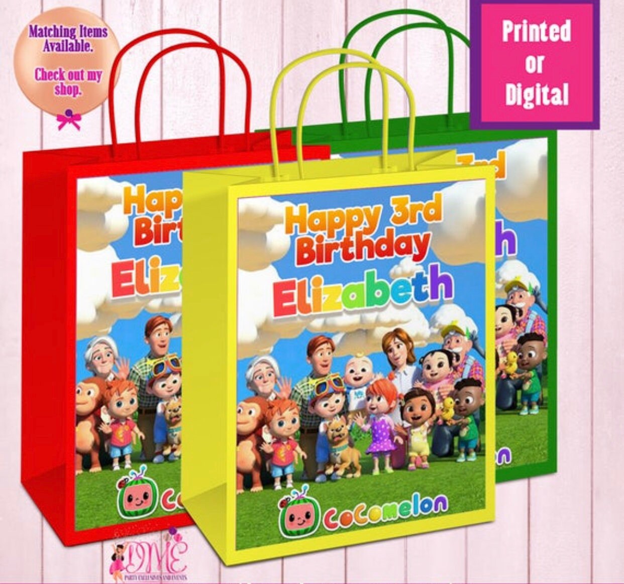 Gift Bag Favor Bag Party Etsy