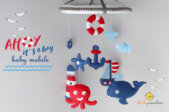 octopus baby mobile