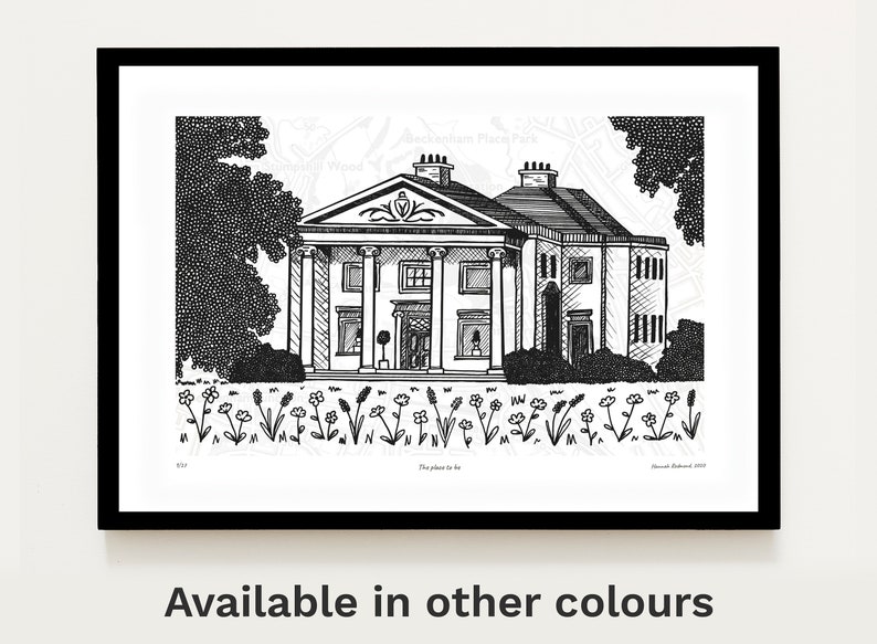 Beckenham Place Park limited edition screenprint /'The Place to be/'