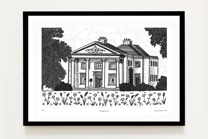 Beckenham Place Park limited edition screenprint /'The Place to be/'
